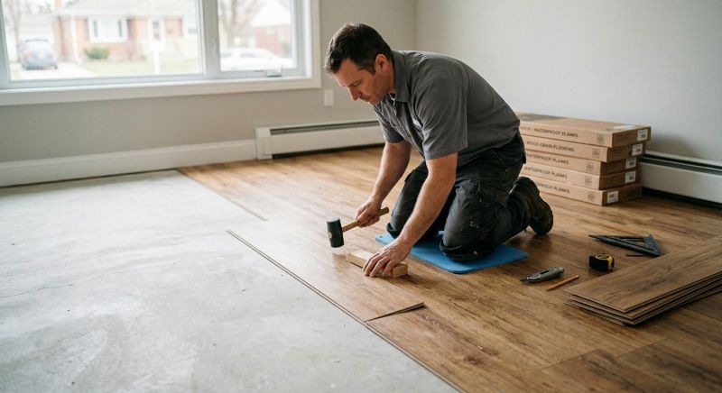 Linoleum Floor Installation in Johnston, RI