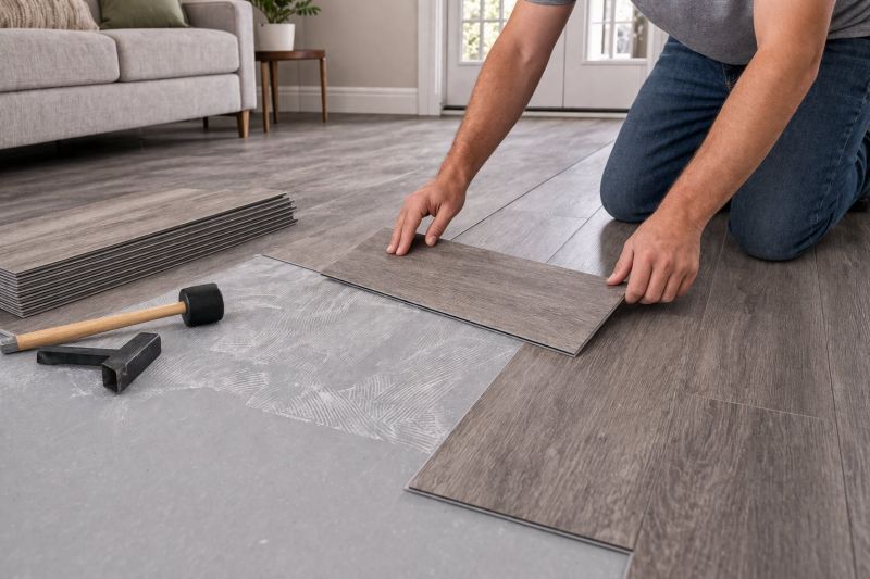 Luxury Vinyl Tile Installation in South Easton, MA