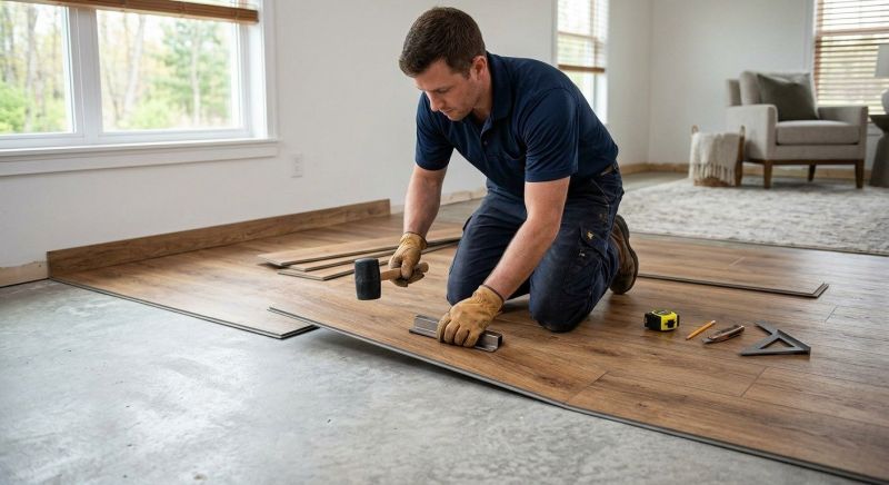 Luxury Vinyl Tile Installation in Wareham, MA