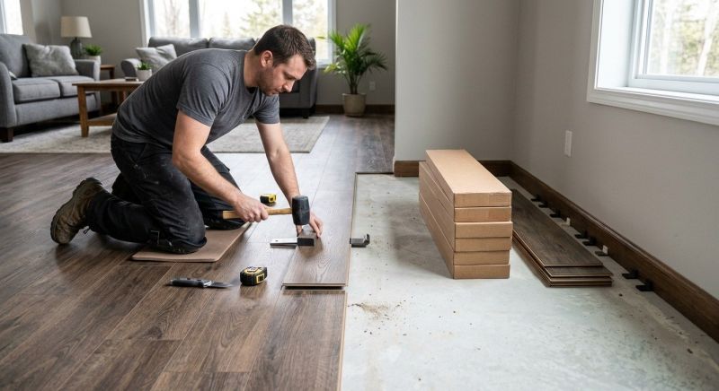 Luxury Vinyl Tile Installation in West Warwick, RI