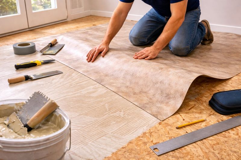 Sheet Flooring Installation in Halifax, MA