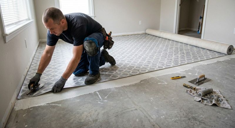 Sheet Flooring Installation in South Easton, MA