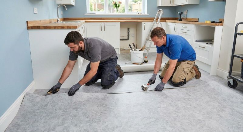 Sheet Linoleum Installation in Fall River, MA