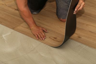 Sheet Linoleum Installation in Little Compton, RI