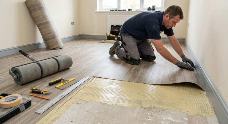 Sheet Vinyl Installation in Providence, RI