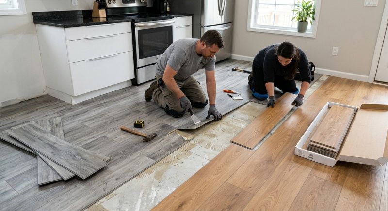 Vinyl Floor Replacement in Fall River, MA