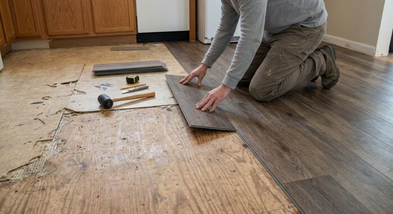 Vinyl Flooring Installation in Lakeville, MA